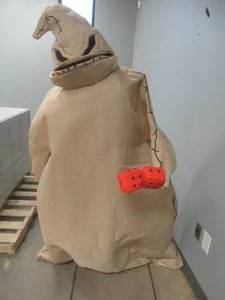 Gemmy 6 ft Animated Life-Sized Oogie Boogie Halloween Animatronic (NOT WORKING, FOR DECOR ONLY)