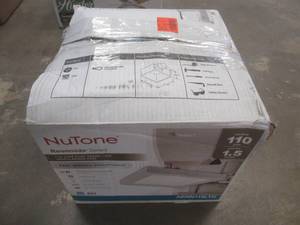 Broan-NuTone Roomside Decorative 110 CFM Ceiling Bathroom Exhaust Fan with Square LED Panel and Easy Change Trim, ENERGY STAR (OPEN BOX)