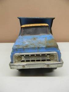 lot 5 image: Vintage 60s Blue Hydraulic Tonka Dump Truck - Great Collectible - MOUND,MN - SEE PICTURES