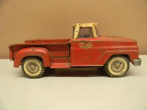 lot 7 image: Vintage 60s Red Tonka Pickup Truck - Awesome Piece - MOUND,MN - SEE PICTURES
