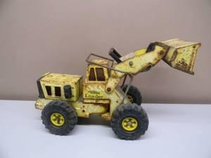 lot 15 image: Vintage Mighty Tonka Loader and Tonka Roller set -  Great Collectible - See Pictures