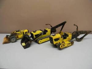 lot 68 image: Vintage - set of 3-  Tonka Construction Vehicles - Collectible - See Pictures