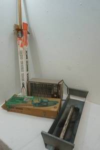 lot 12 image: heaters, tool bench rack (4)
