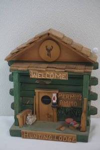 lot 218 image: hunting lodge sign