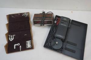 lot 245 image: alarm clock radio, realistic 40 channel emergency band