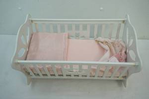 lot 379 image: doll cradle