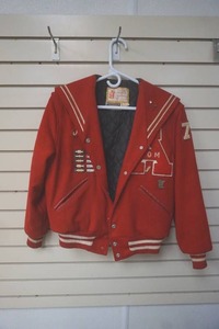 lot 421 image: letterman jacket