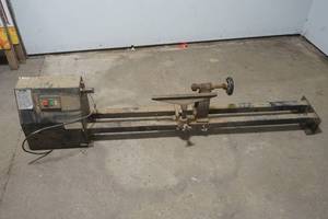 lot 458 image: wood turning lathe