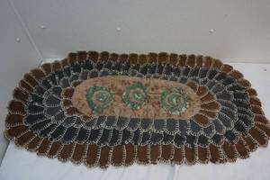 lot 488 image: vintage wool rug