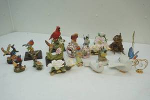 lot 176 image: ceramic ,porcelain birds