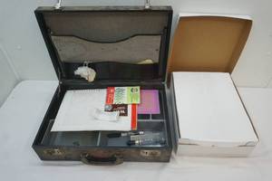 lot 197 image: briefcase, envelopes