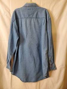 lot 76 image: Rivers End Master Gardener University of Minnesota Denim Shirt