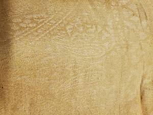 lot 83 image: Gold Orange Fringed Shawl Scarf