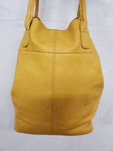 lot 110 image: Joy Susan Mustard Leather Crossbody Handbag and Hobo Bag