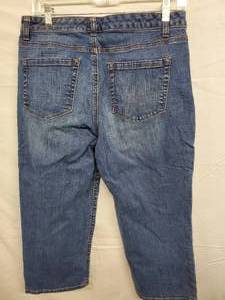 lot 127 image: Coldwater Creek Denim Capri Pants