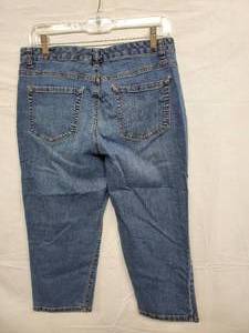 lot 127-A image: Coldwater Creek Womens Denim Capri Pants Size 10