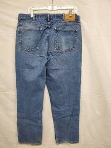 lot 138 image: Eddie Bauer Classic Fit Blue Denim Mens Pants Size 38