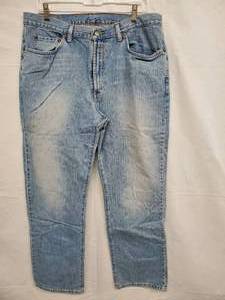 lot 141 image: Polo Ralph Lauren Classic 5 White Wash Jeans Size 36 and GapBody Jogger Pants XL