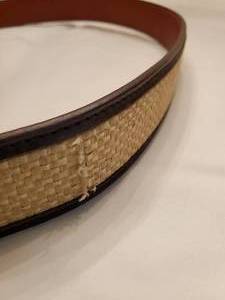 lot 152 image: Net Nast Luxury Originals Leather Weave Belt