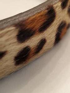 lot 153 image: A. Brod Genuine Leather Leopard Print Belt 5753