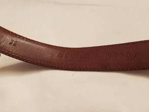 lot 154 image: Ralph Lauren Snake Pattern Leather Belt 1153