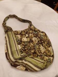 lot 161 image: Womens Boho Fabric Floral Tote Bag
