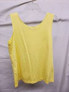 lot 8 image: Chicos Womens Yellow Tank Camisole Top Microfeel Size 2