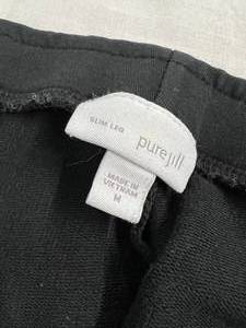 lot 121 image: Pure Jill Slim Leg Pant Size Medium Pure Jill Slim Leg Black Pant Size Medium Jones New York Sport Skirt Size Small