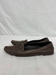 lot 165 image: Prada Vintage Slip On Leather Brown Penny Loafer Size 9 Womens