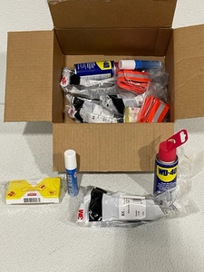 Lock De-Icer, WD-40, Safety Glasses