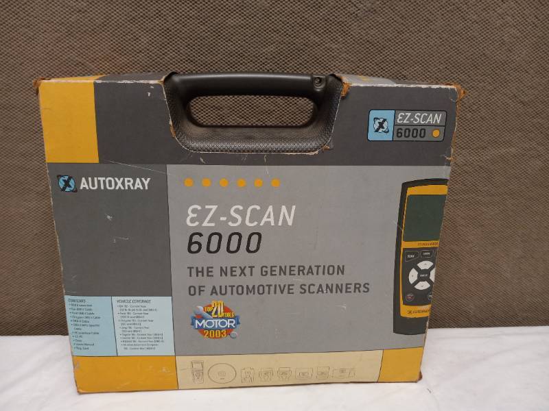 AUTOXRAY EZ SCAN 6000 AUTOMOTIVE SCANNER | NEW CLOTHES BY CARHARTT, BERNE, TOOLS, TOYS, SIGNS, SPORTING AND MORE! | K-BID