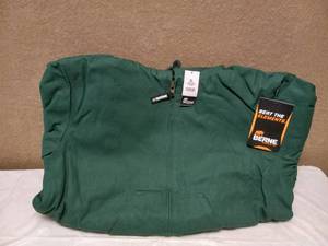 lot 11 image: NEW BERNE HERITAGE HOODED JACKET GREEN XL