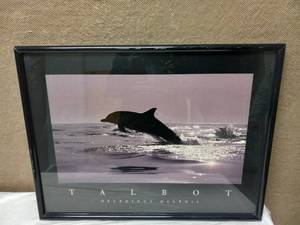 lot 40 image: BOB TALBOT DOLPHIN PRINT