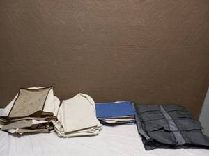 lot 44 image: (3) HANGING CLOSET ORGANIZERS