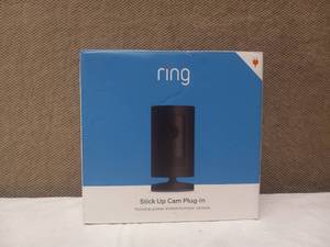 lot 59 image: NEW RING STICK UP CAM PLUG IN
