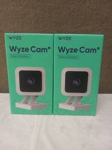 lot 60 image: (2)  NEW WYZE CAM V3