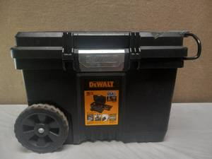 lot 71 image: DEWALT DWST33090 15-GALLON CONTRACTOR CHEST WITH TOOLS