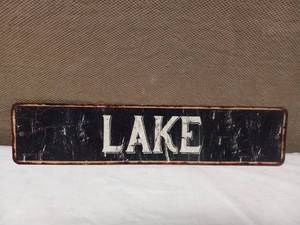 lot 83 image: LAKE SIGN