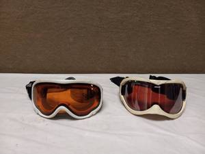 lot 106 image: (2) SKI GOGGLES