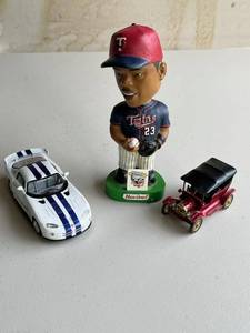 Vintage Toy Lot - Minnesota Twins Bobblehead (Shannon Stewart), Lesney Ford Model T