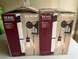 Pair of Home Decorators Collection Wall Sconces