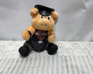 lot 56 image: Harley Davidson Stuffed Pig