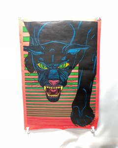 lot 86 image: Vintage Black Panther Poster