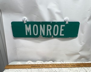 lot 172 image: Old Street Sign Monroe