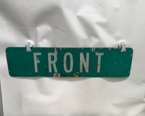 lot 175 image: Old Street Sign Front