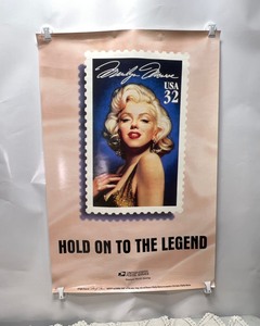 lot 180 image: 1995 Marilyn Monroe Stamp Poster