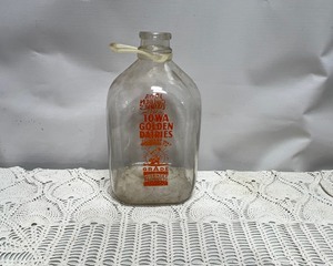 lot 195 image: Iowa Golden Dairy Jug
