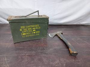 Hatchet & Ammo Box - Used