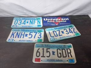 Old License Plates