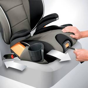 Brand New   Chicco KidFit 2-in-1 Belt-Positioning Booster Car Seat - Gravity